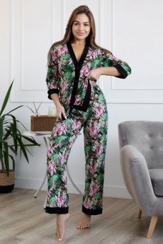 Новинка: комплект с брюками и рубашкой пижама домашний костюм Lika Dress